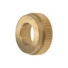 Beveled Face Knurl Wheel: 1" Dia, 90 ° Tooth Angle, 25 TPI, Straight, High Speed Steel