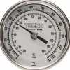 Bimetal Dial Thermometer: 0 to 250 ° F, 6" Stem Length