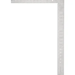 24" Blade Length x 2" Blade Width, 16" Base Length x 1-1/2" Base Width Aluminum Square