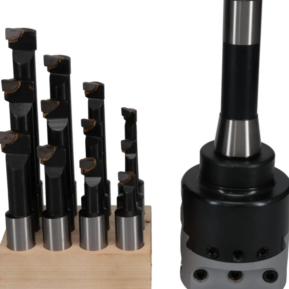 3" Body, 3/4" Boring Bar Hole Dia, Manual Offset Boring Head