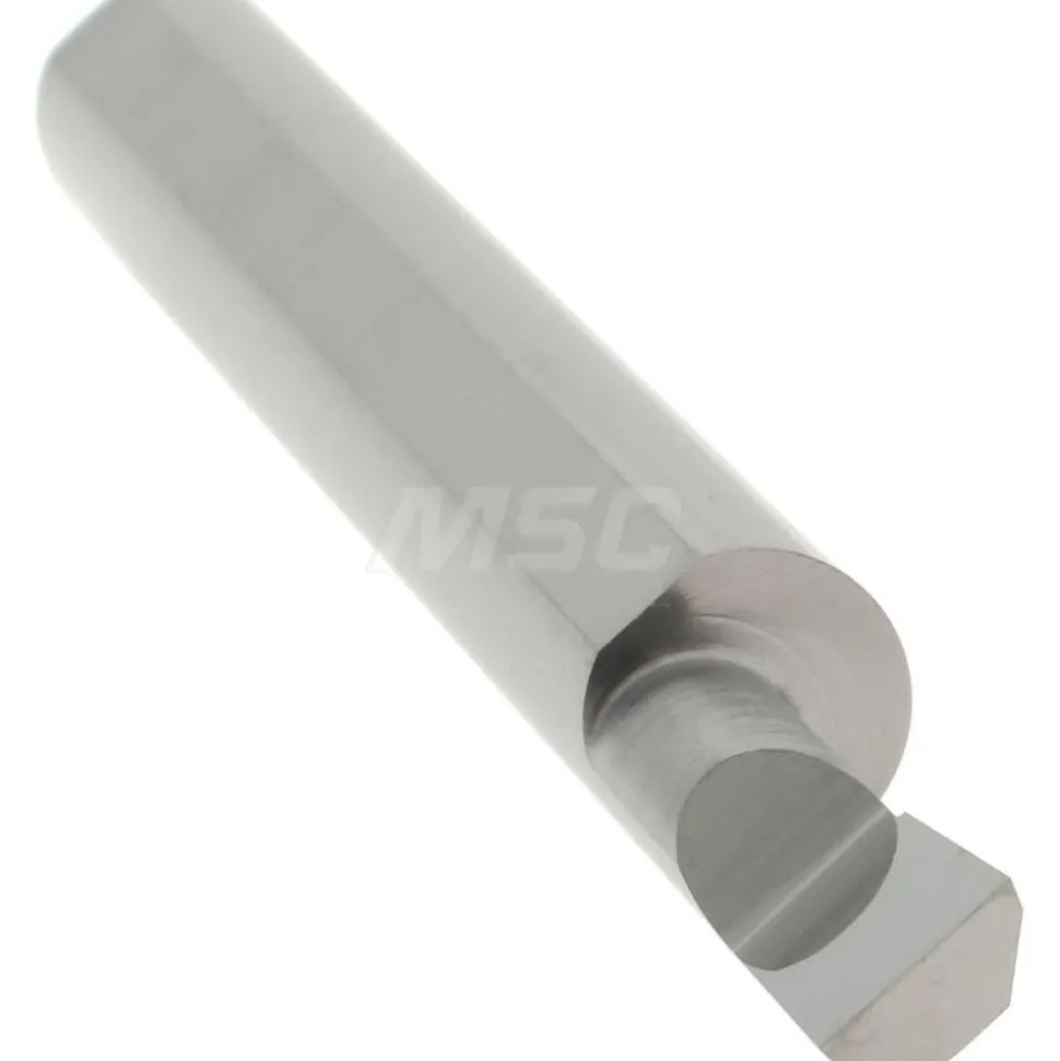 Boring Bar: 0.1800" Min Bore, 1/2" Max Depth, Right Hand, 1/4" Shank Dia, Submicron Solid Carbide