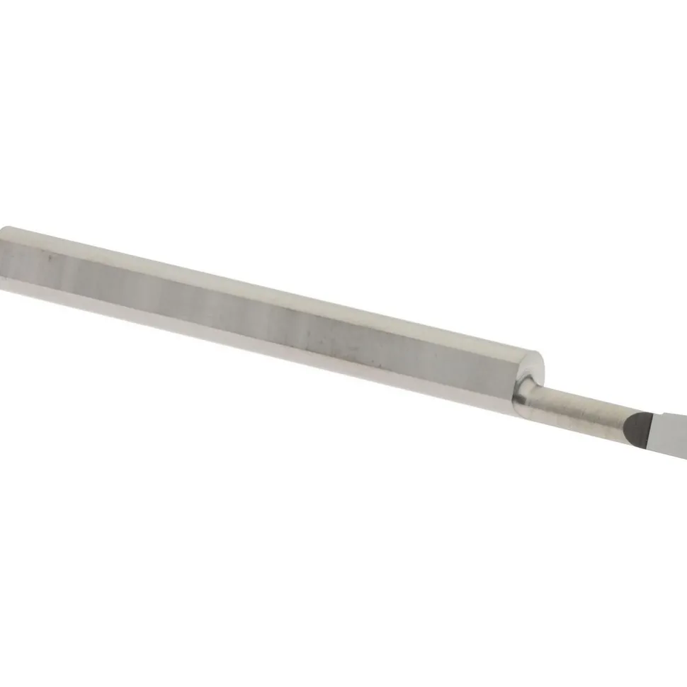 Boring Bar: 0.0800" Min Bore, 0.3000" Max Depth, Right Hand, 1/8" Shank Dia, Submicron Solid Carbide