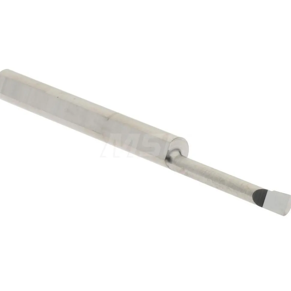 Boring Bar: 0.0800" Min Bore, 1/2" Max Depth, Right Hand, 1/8" Shank Dia, Submicron Solid Carbide