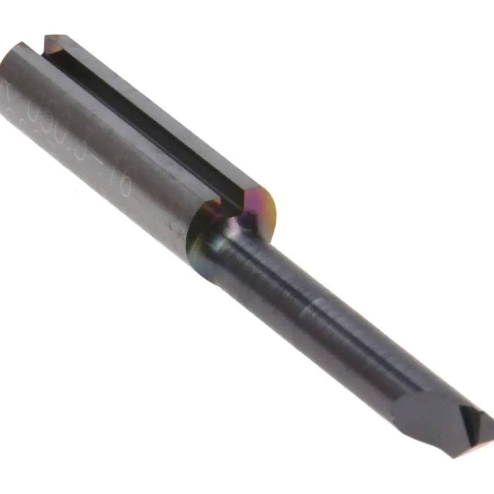 Boring Bar: 2.80 mm Min Bore, 15.00 mm Max Depth, Right Hand, 4.00 mm Shank Dia, Solid Carbide