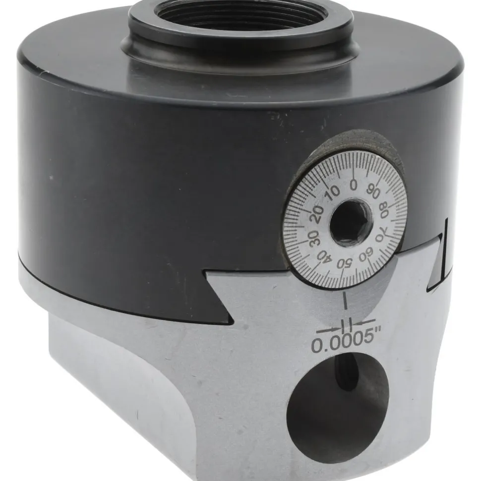 Boring Head: 4" Body Dia, 1" Hole Dia, Manual