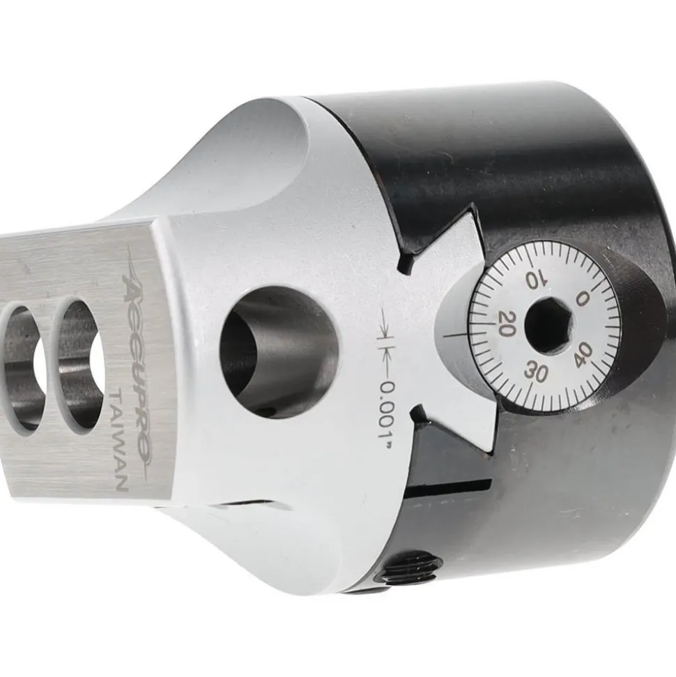 Boring Head: 2" Body Dia, 1/2" Hole Dia, Manual