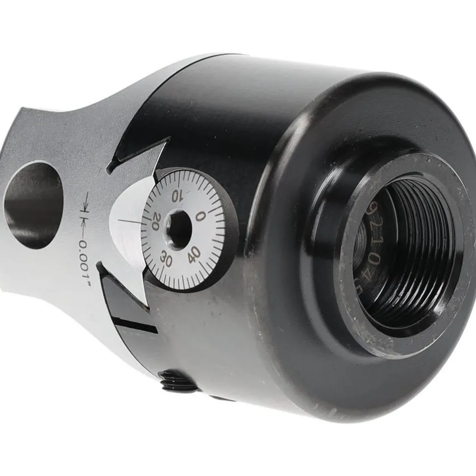 Boring Head: 2" Body Dia, 1/2" Hole Dia, Manual