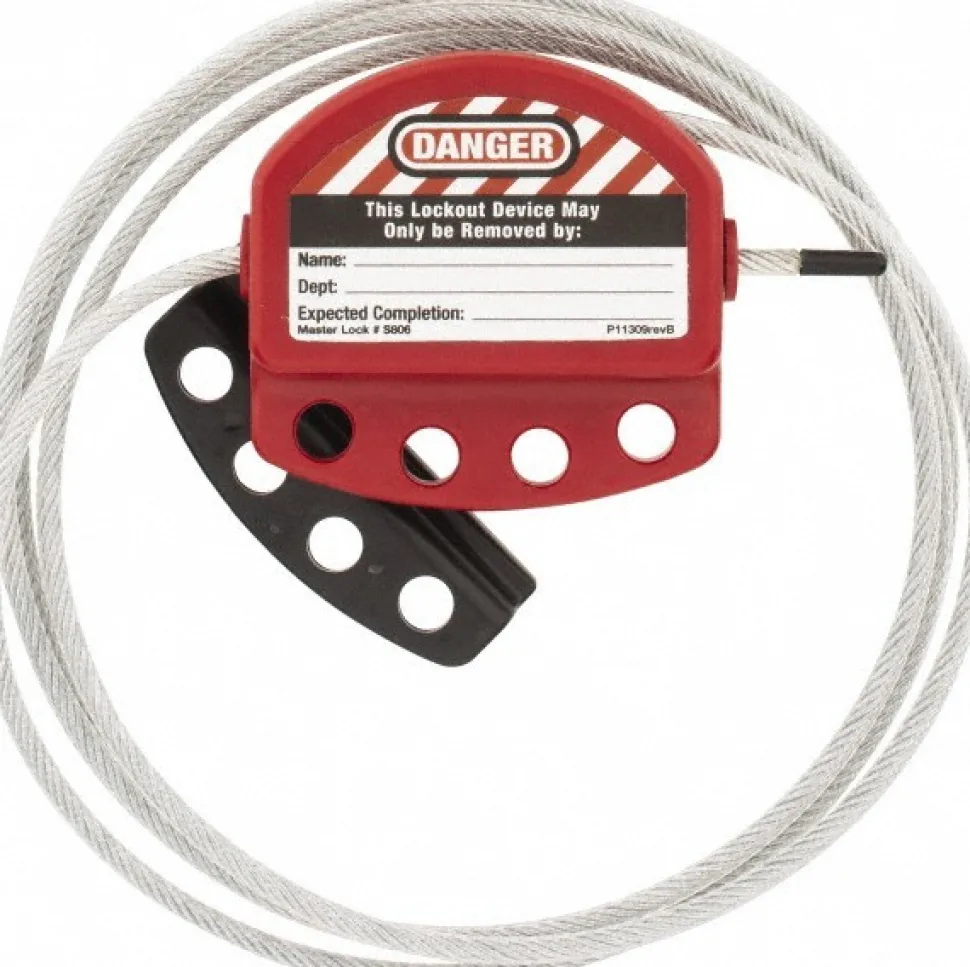 6' Cable Length, 4 Lockout Points, Cable Lockout