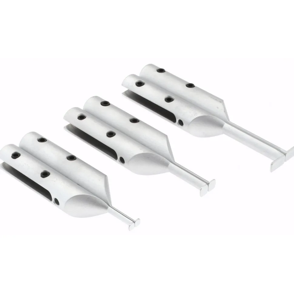 Caliper Attachment Set: 3 Pc, Use with 6" Vernier, Dial & Digital Calipers