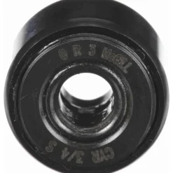 Cam Yoke Roller: Crowned, 0.25" Bore Dia, 3/4" Roller Dia, 0.5" Roller Width, Needle Roller Bearing