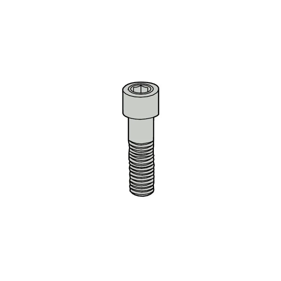 Cap Screw for Indexables: 4 mm Hex Socket