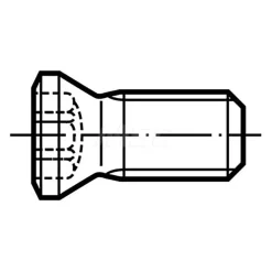 Cap Screw for Indexables: T15 Torx®, M4 Thread