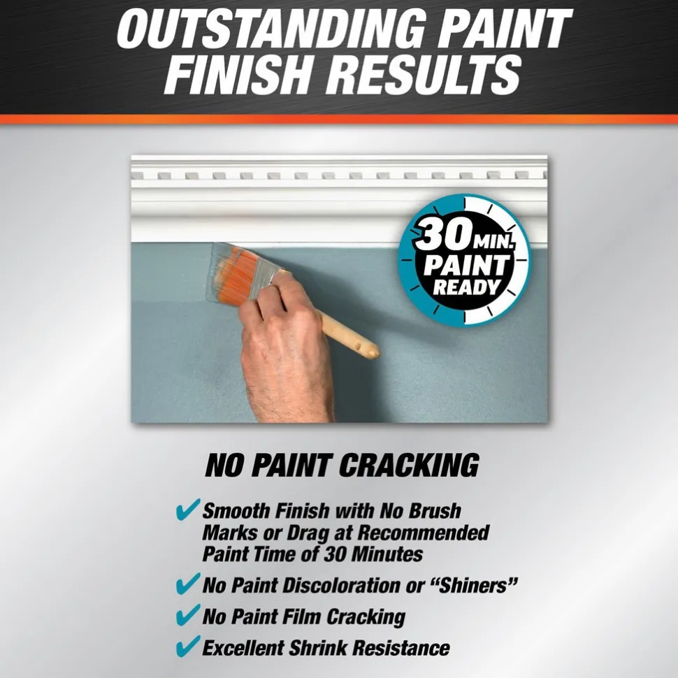 Caulk: 10.1 oz Cartridge, Clear, Acrylic & Latex