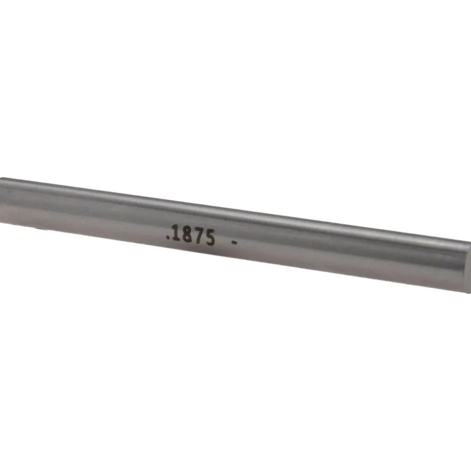 Class ZZ Minus Plug & Pin Gage: 0.1875" Dia, 2" OAL