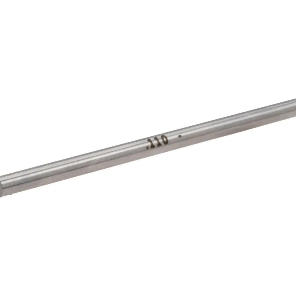 Class ZZ Minus Plug & Pin Gage: 0.1100" Dia, 2" OAL