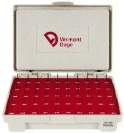 Class ZZ Plug Gage Set: 0.011 to 0.06" Range, 50 Pc