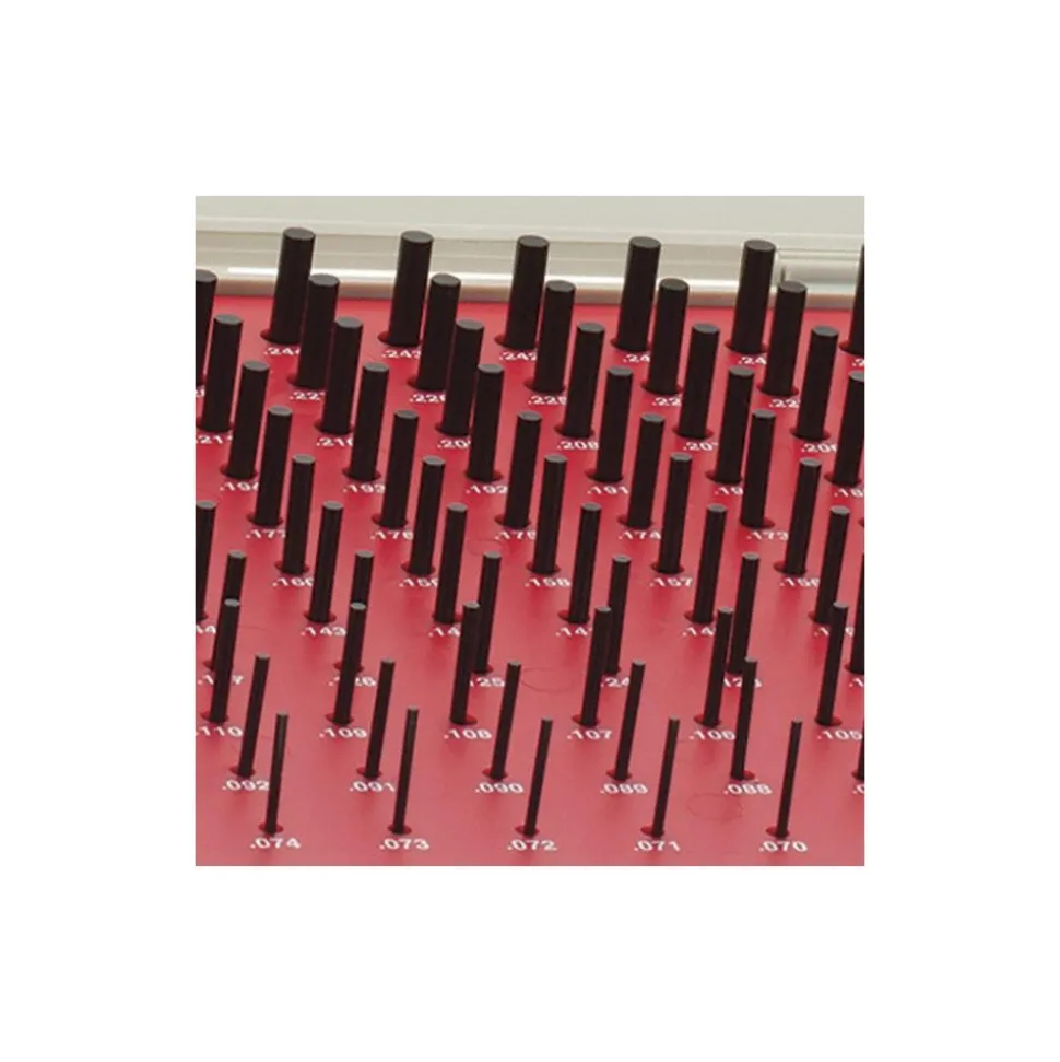 Class ZZ Plug Gage Set: 0.061 to 0.25" Range, 190 Pc