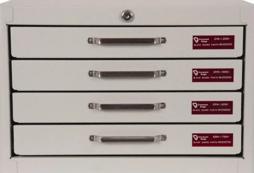 Class ZZ Plug Gage Set: 0.011 to 0.75" Range, 740 Pc