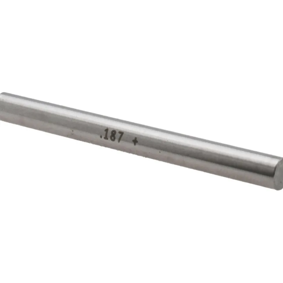 Class ZZ Plus Plug Gage: 0.1870" Dia, 2.0000" OAL
