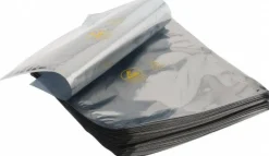 Clear Metalized Static Shield Bag: 3 mil Thick, 8" OAW