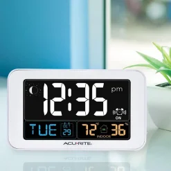 Clocks & Multi-Function Clocks: Type: Digital; Color: White