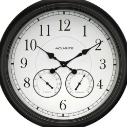 Clocks & Multi-Function Clocks: Type: Analog; Color: Black