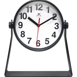 Clocks & Multi-Function Clocks: Type: Desktop Clock; Color: Black