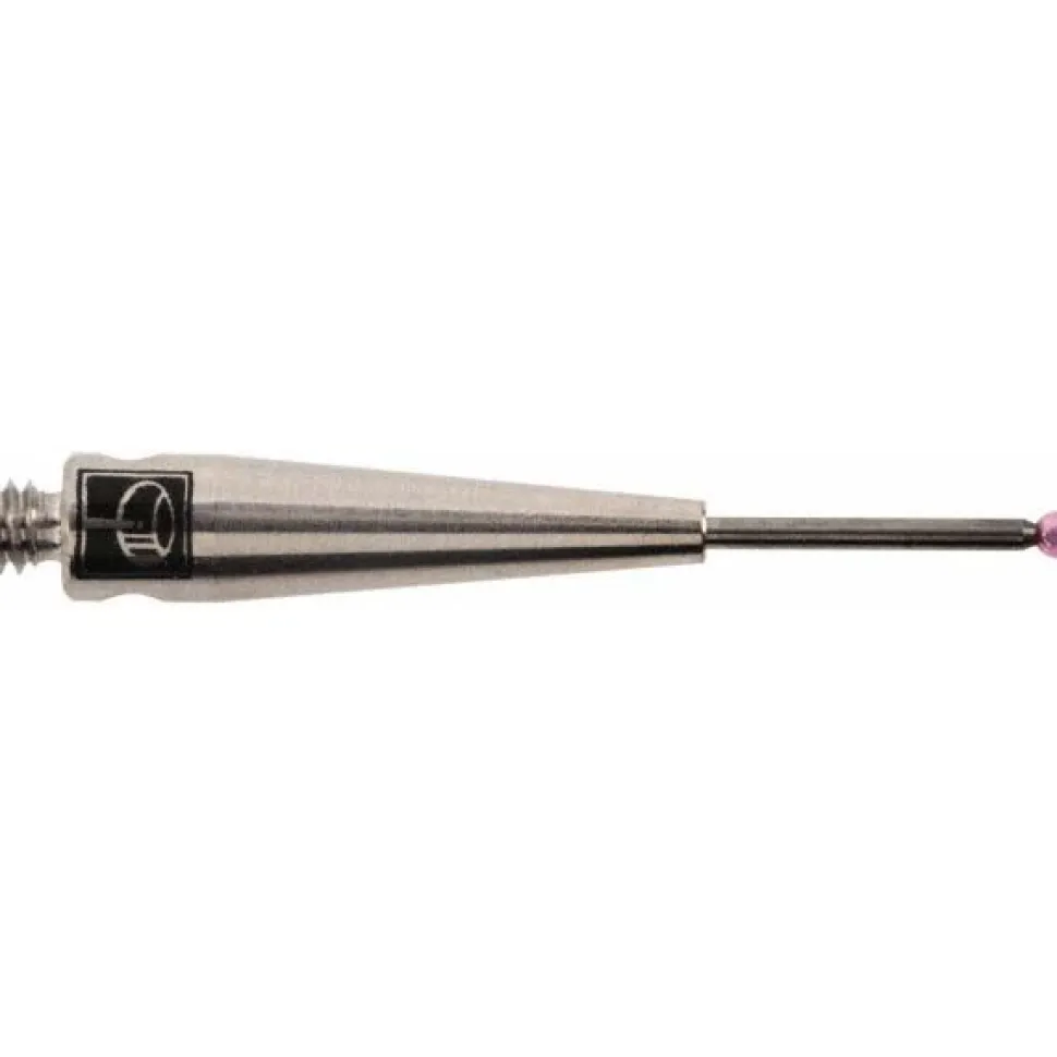 CMM Ball Stylus: 1 mm Ball Dia, 20 mm OAL, M2