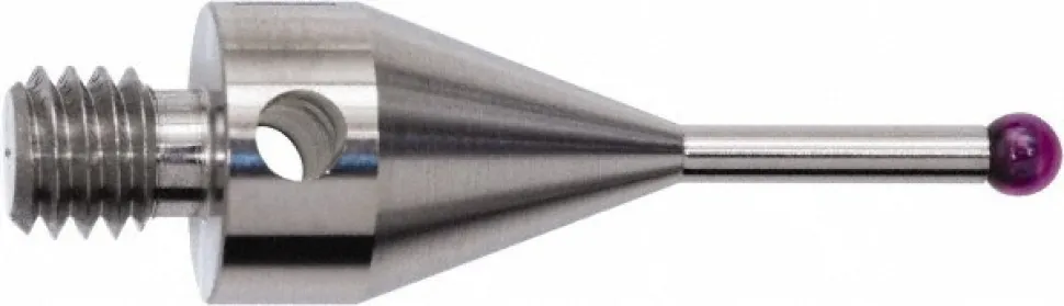 CMM Ball Stylus: 2 mm Ball Dia, 19 mm OAL, M4