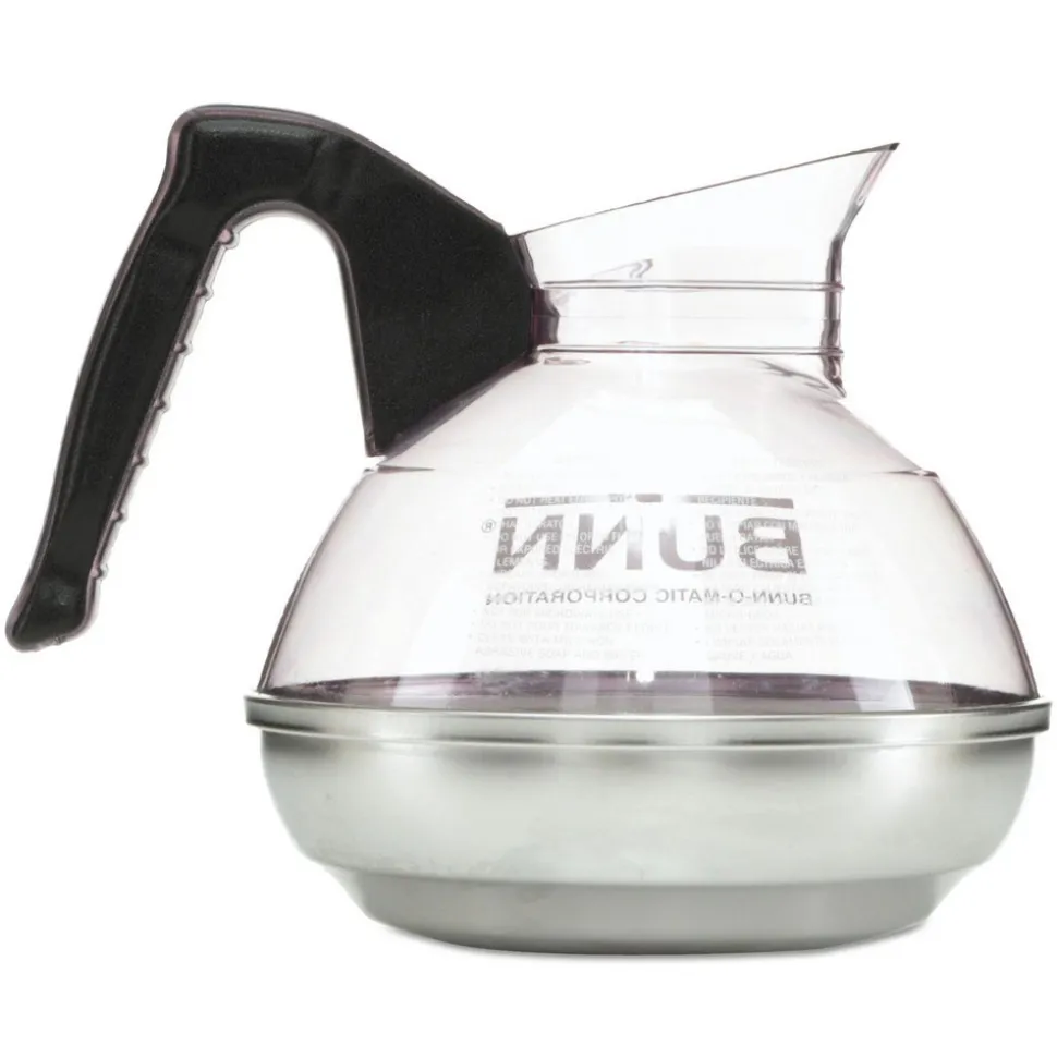 Coffee Makers; For Use With: Bunn Model # BUN-VP17-2BLK; Material: Stainless Steel; Color: Black; Overall Length: 8 in; 208 mm; Overall Width: 8 in; 204 mm; Overall Height: 7.7 in; 197 mm; Standards: CPT; PSC Code: 7310; Breakroom Accessory Type: Stainless Steel; 12 Cup Coffe Carafe