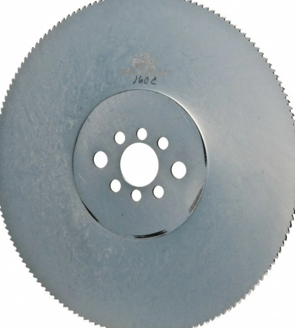 Cold Saw Blade: 250 mm Dia, 160 Teeth, High Speed Steel