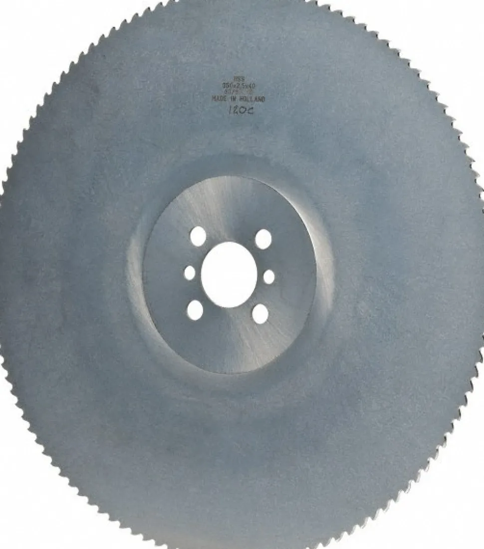 Cold Saw Blade: 350 mm Dia, 120 Teeth, High Speed Steel