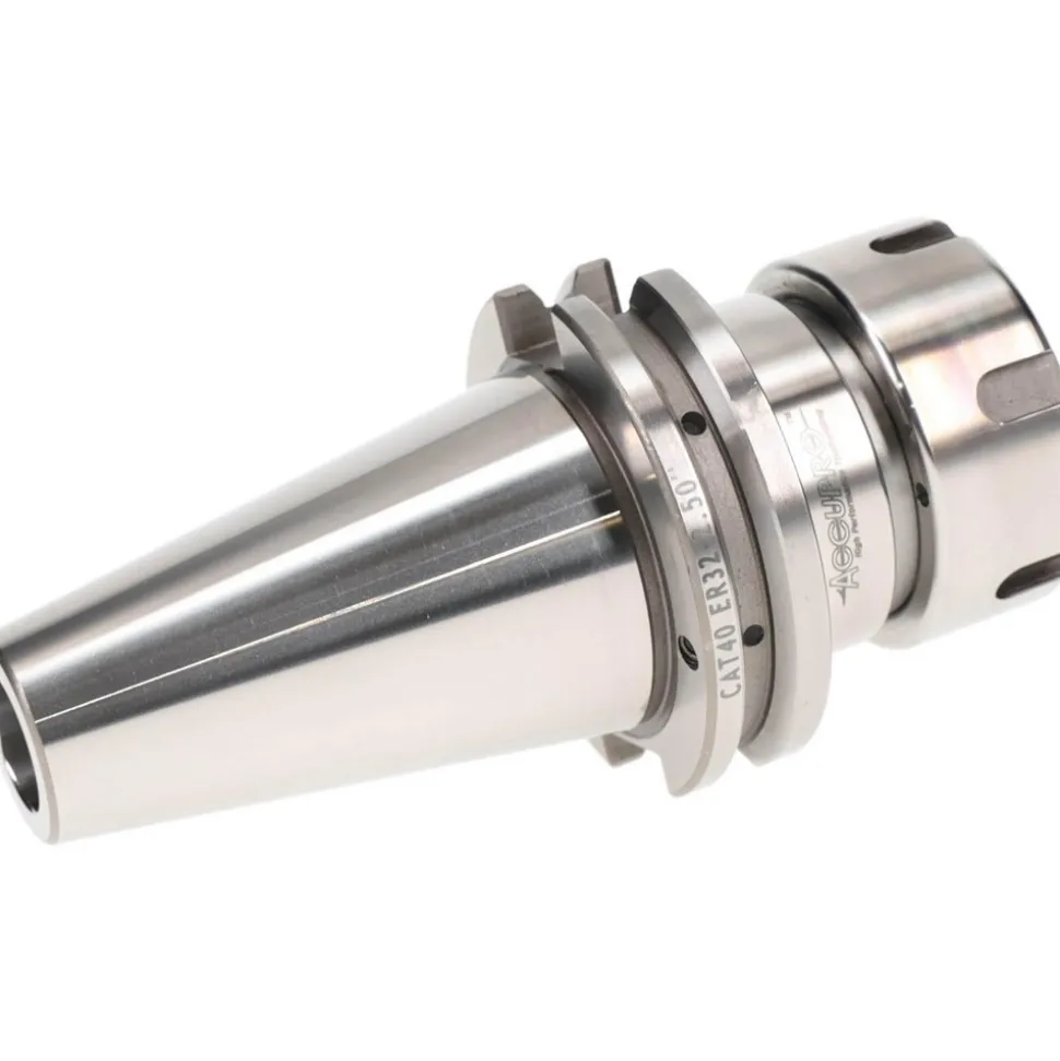 Collet Chuck: 0.0780 to 0.7870" Capacity, ER32 Collet, Taper Shank