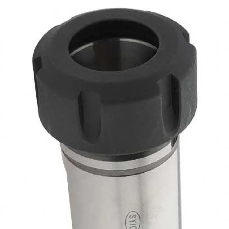 Collet Chuck: 1/16 to 3/4" Capacity, ER32 Collet, 1-1/2" Shank Dia, Straight Shank