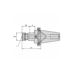 Collet Chuck: 0.0800 to 0.7874" Capacity, ER32 Collet, Taper Shank