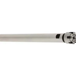 Collet Chuck: 1/16 to 9/32" Capacity, ER11 Collet, 1/2" Shank Dia, Straight Shank