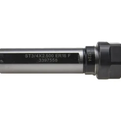Collet Chuck: 0.0220 to 0.3960" Capacity, ER16 Collet, Straight Shank