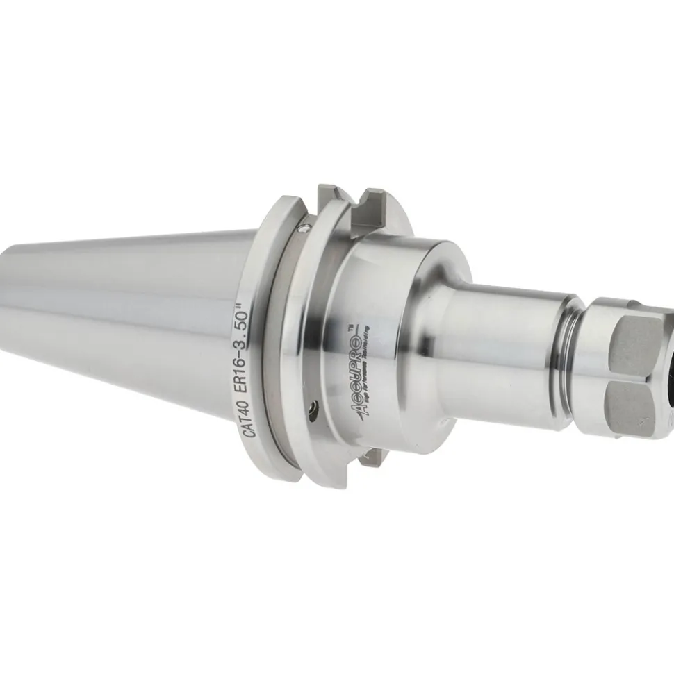 Collet Chuck: 0.0200 to 0.4330" Capacity, ER16 Collet, Taper Shank