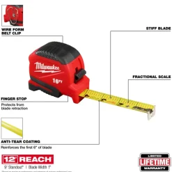 16' Compact Tape Measure