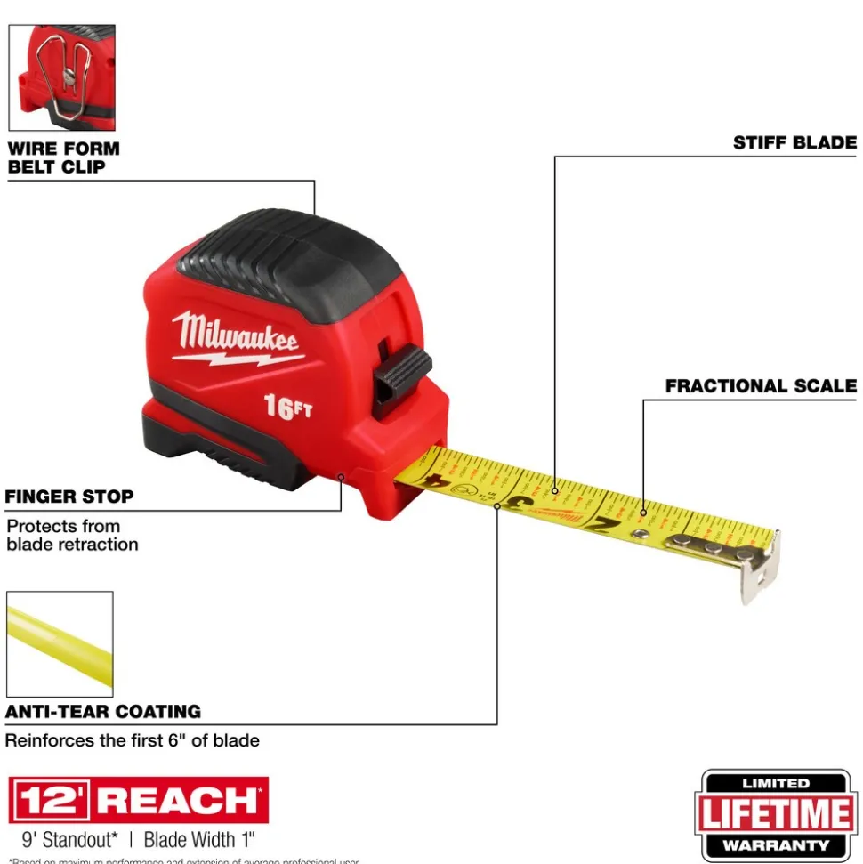 16' Compact Tape Measure