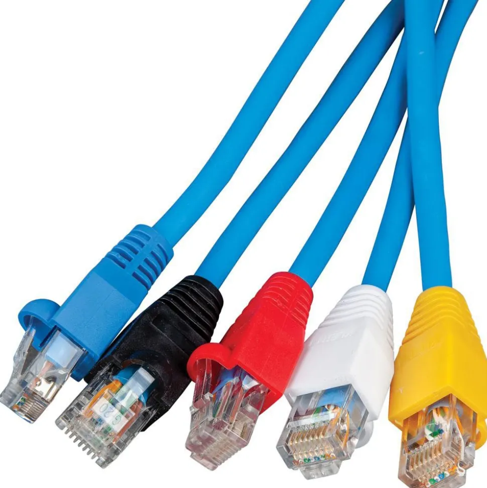 Computer Cable & Data Network Accessories: Accessory Type: Strain Relief Boot; For Use With: CAT5e and CAT6 cable; Connection Type: RJ45