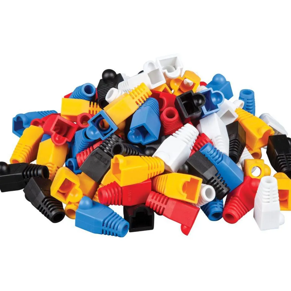 Computer Cable & Data Network Accessories: Accessory Type: Strain Relief Boot; For Use With: CAT5e and CAT6 cable; Connection Type: RJ45