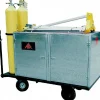 Confined Space Carts: Capacity (Lb.): 1200.00; Length (Inch): 10; Description: Confined Space Cart with 10 in Semi-Pneumatic Tires