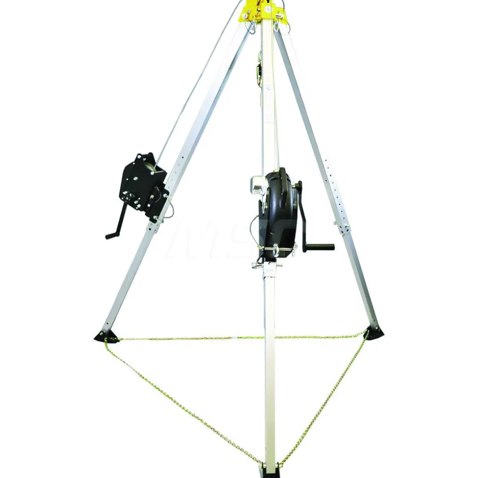 Confined Space Entry & Retrieval Systems: System Type: Confined Space Entry System; Base Type: Tripod; Installation Type: Portable; Winch Power Type: Manual