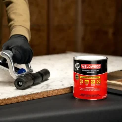 Contact Adhesive Glue: 32 oz Can, Tan