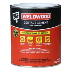 Contact Adhesive Glue: 32 oz Can, Tan