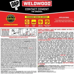 Contact Adhesive Glue: 32 oz Can, Tan
