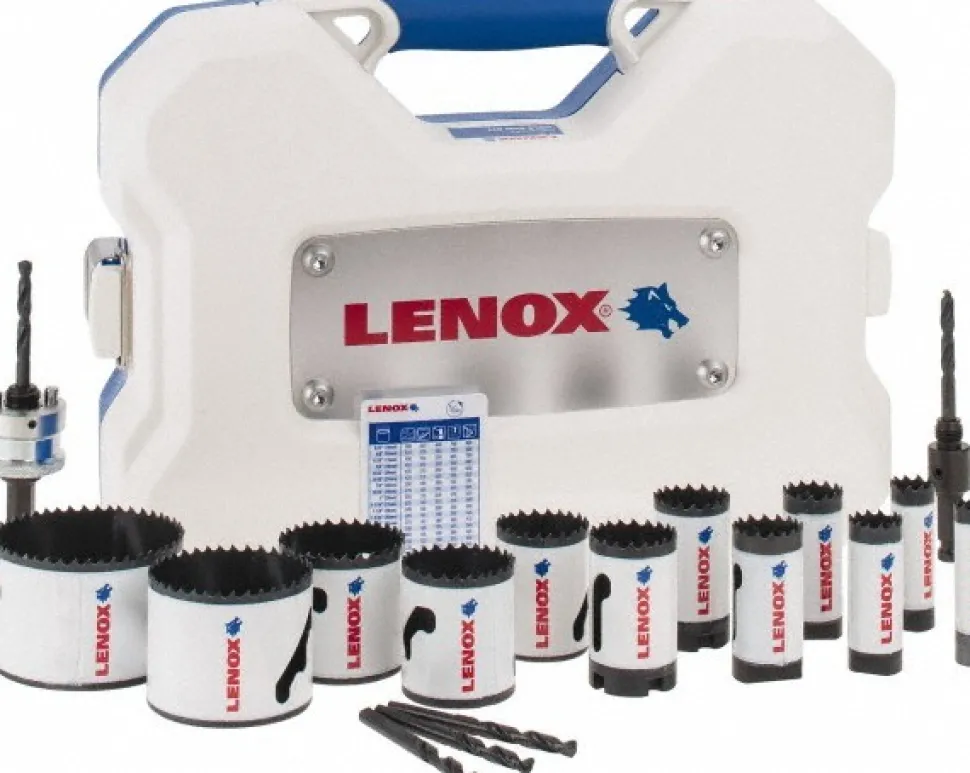 Contractor's Hole Saw Kit: 17 Pc, 5/8 to 3" Dia