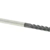 Corner Radius End Mill: 1/8" Dia, 1/2" LOC, 0.0300" Corner Radius, 4 Flute, Solid Carbide