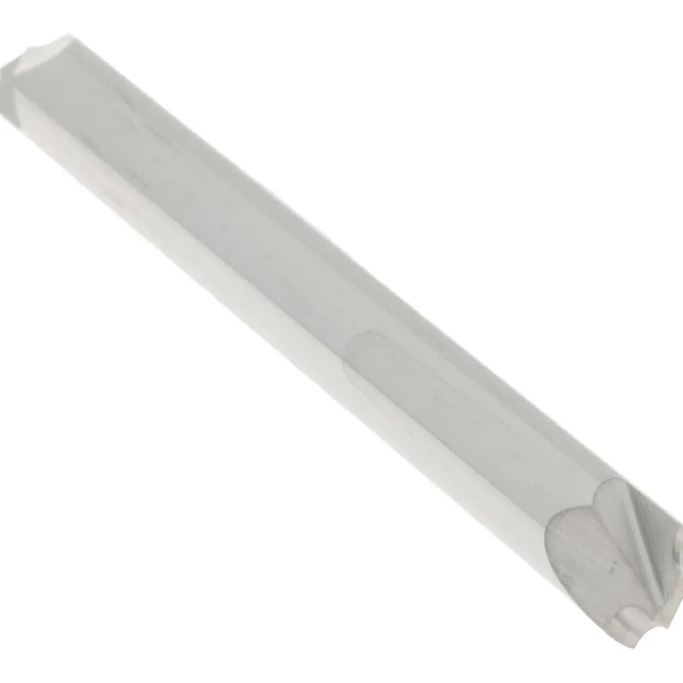 Corner Rounding End Mill: 0.03 mm Radius, 1/8" Dia, 2 Flutes, Solid Carbide
